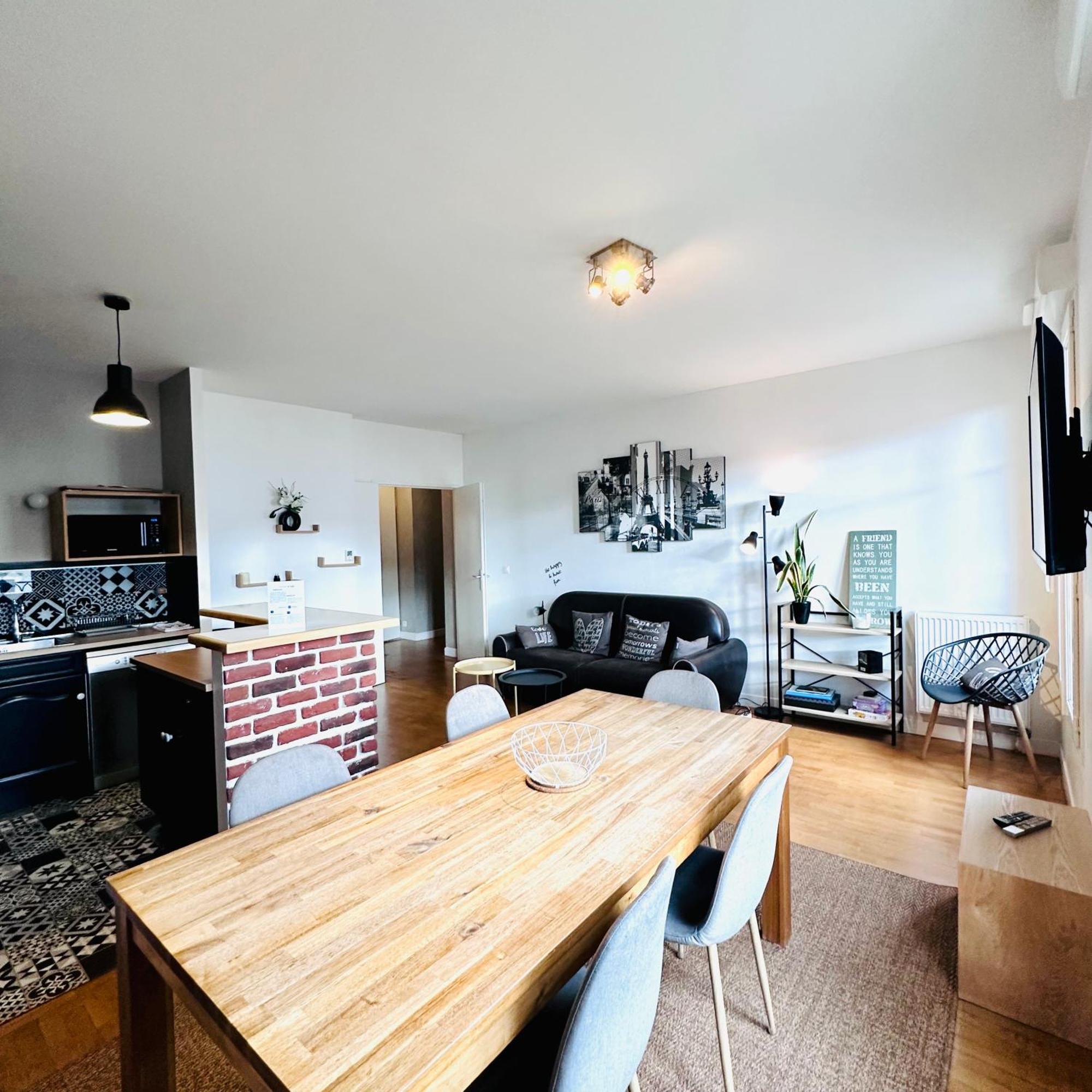 Cosy Apartment Carré Elysée Serris Extérieur photo